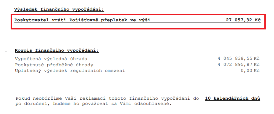 vyúčtování VZP za rok 2024 pro gynekology 2